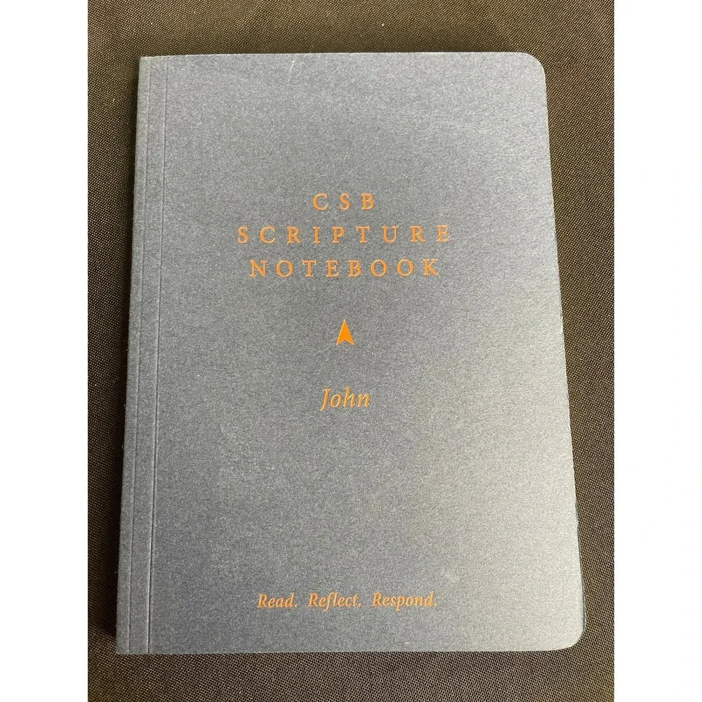 Holman CSB Scripture Notebook John Blue Paperback Journaling Bible 2020 Edition